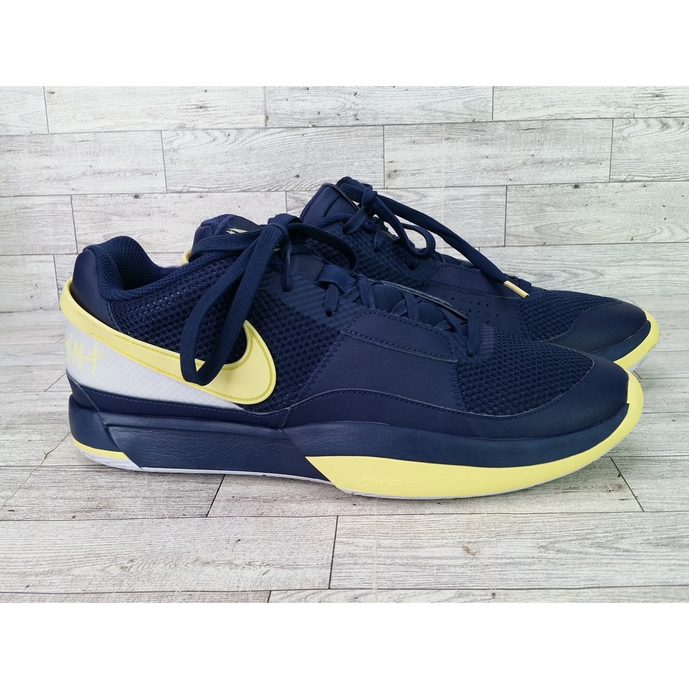 Nike Ja 1 Murray State Midnight Navy Blue Yellow Shoes FQ4796-402 Men's Size 11